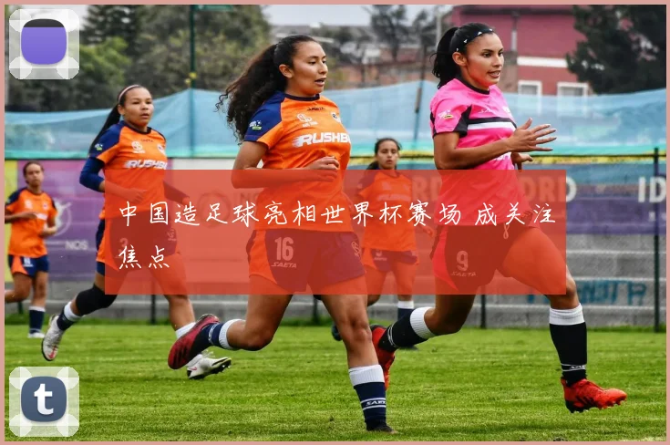 中国造足球亮相世界杯赛场 成关注焦点